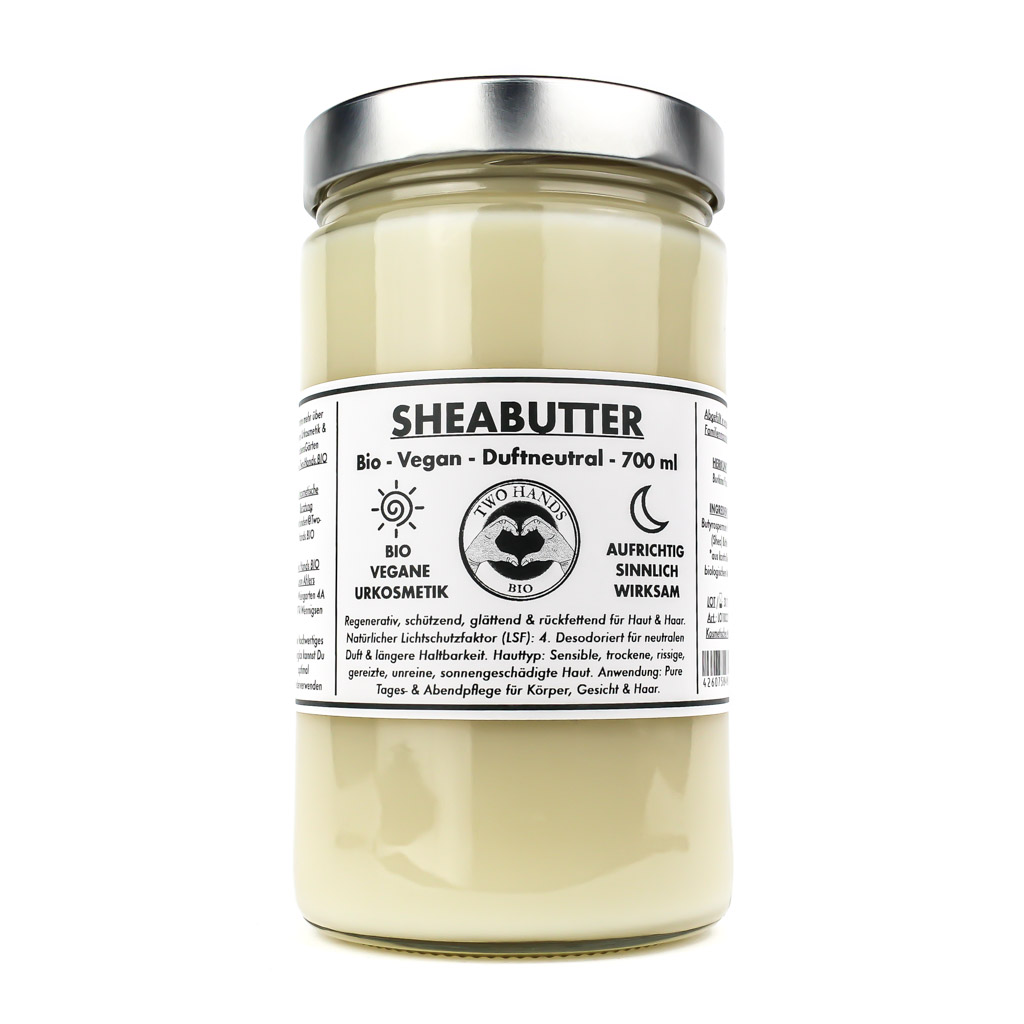 Sheabutter - Bio - Duftneutral - Vegan - 700 ml