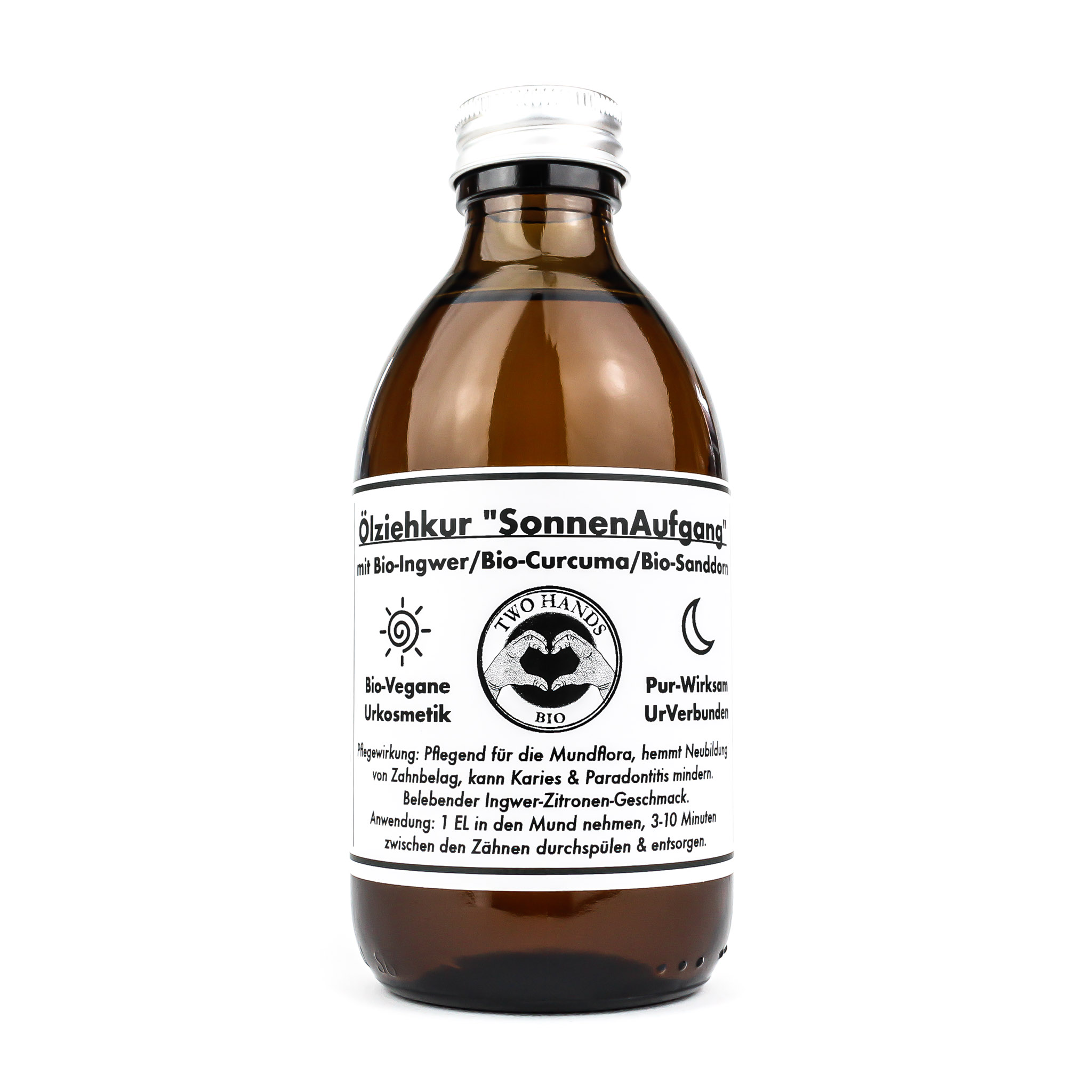Ölziehkur „SonnenAufgang“ mit Bio-Ingwer & Bio-Curcuma - Mundöl - Bio Vegan