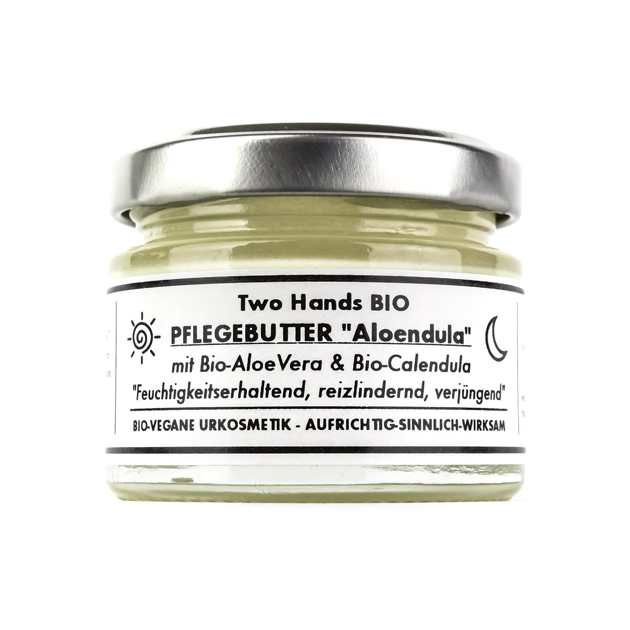 PflegeButter „Aloendula“ mit Bio-Aloe Vera & Bio-Calendula - Bio Vegan
