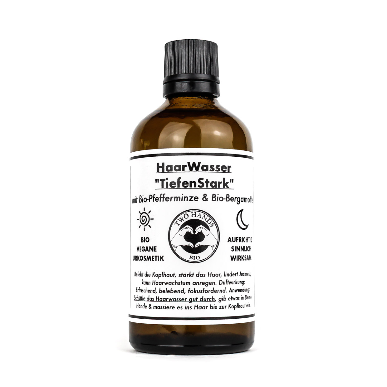 Haarwasser „TiefenStark“ mit Bio-Pfefferminze & Bio-Bergamotte - Bio Vegan