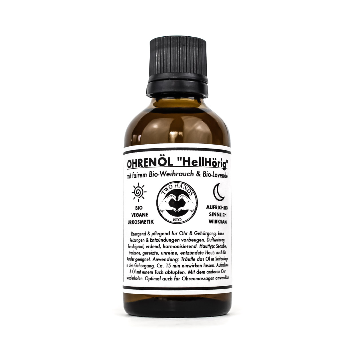 Ohrenöl „HellHörig“ mit fairem Bio-Weihrauch & Bio-Lavendel - Bio-Vegan